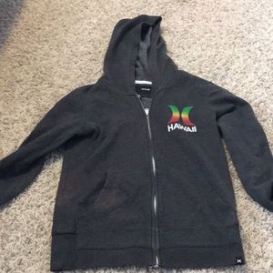 Dark grey Hurley zip up